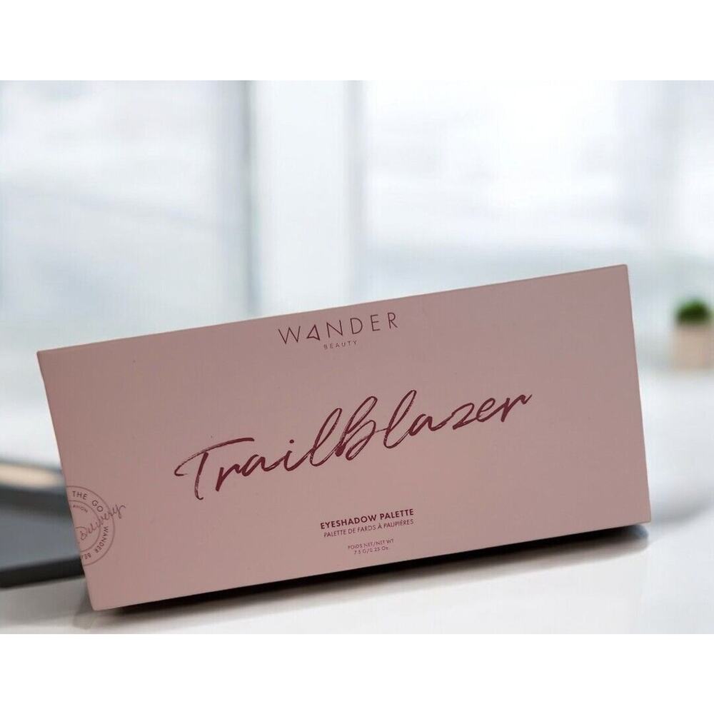 WANDER BEAUTY Trailblazer Eyeshadow Palette NEW Neutral Chartreuse Emerald Tones